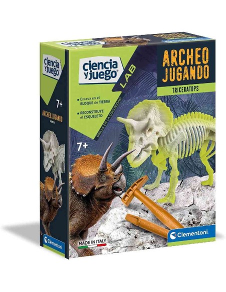 ARQUEOJUGANDO -  TRICERATOPS FLUORESCENT