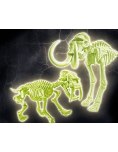 Arqueojugando Smilodon+Mammouth fluoresc