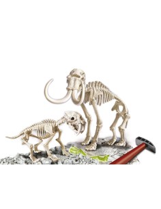 Arqueojugando Smilodon+Mammouth fluoresc 2