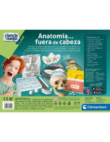 JUEGO EDUCATIVO ANATOMIA - FUERA DE CABE