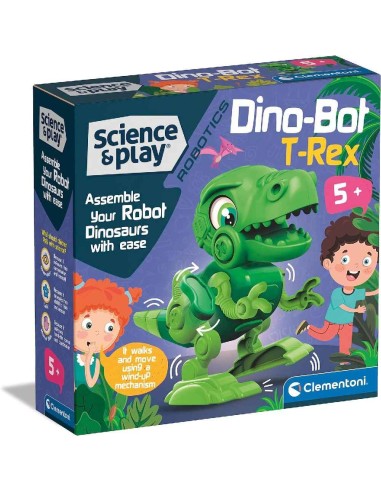 DINO BOT T-REX, SET DE ROBOT PARA MONTAR