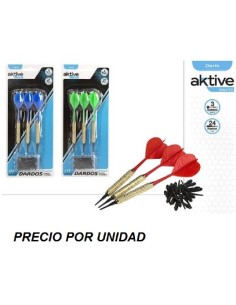 BLISTER 3 DARDOS + 24 PUNTAS 3/S - AKTIV