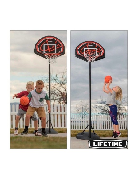 LIFETIME CANASTA BASKET PORT. AJUSTABLE