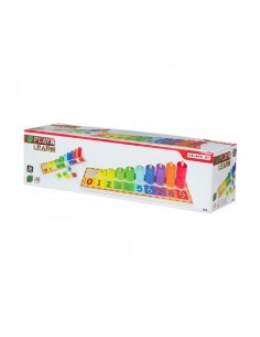 JUEGO MADERA EDUCATIVO - FICHAS Y NUMERO 2