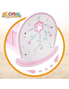 CUNA DE MADERA PARA MUÑECAS - WOOMAX 2