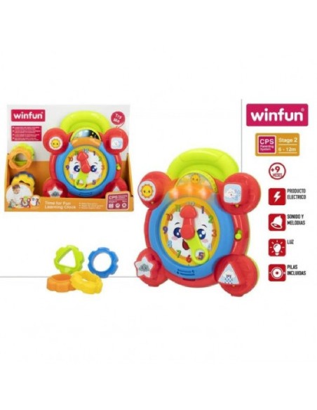 RELOJ C/LUZ Y SONIDOS WINFUN