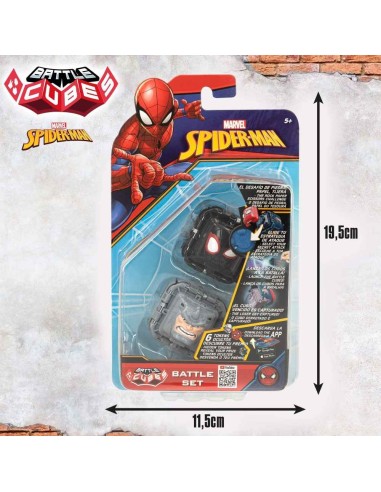 SPIDERMAN-BLISTER 2 BATTLE CUBES 3/S - D
