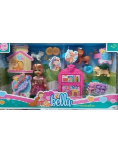 BELLA SET MUÑECA CON ACCESORIOS
