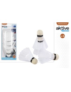 BLISTER 4 PLUMAS BADMINTON - AKTIVE SPOR