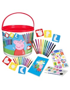 SET DE ACTIVIDADES 46 PIEZAS EN CUBO PEP