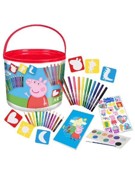 SET DE ACTIVIDADES 46 PIEZAS EN CUBO PEP