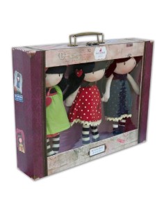 SET 3 MUÑECAS Y MALETIN DE GORJUSS 2