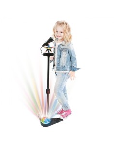 MICROFONO DE KARAOKE DE PIE DISCO