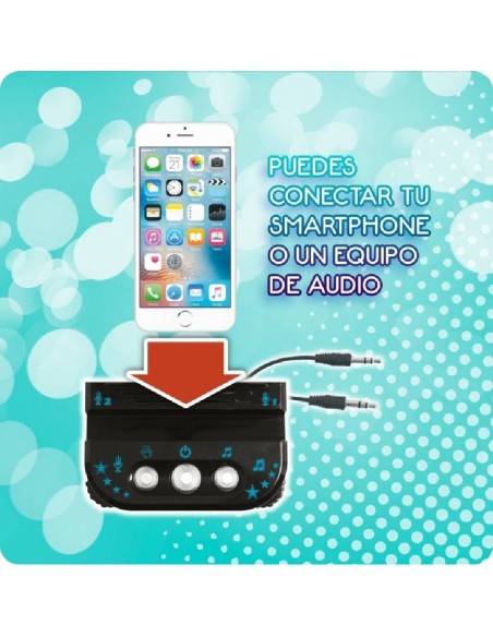 MICROFONO DE KARAOKE DE PIE DISCO