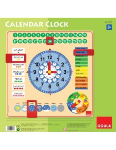 RELOJ CALENDARIO ESCOLAR EN INGLES