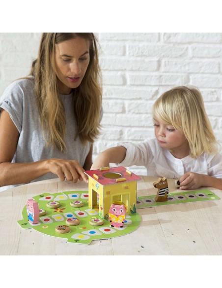 Goula Los 3 Cerditos Juego de Mesa Coope