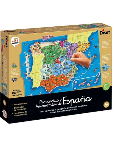 PUZZLE PROVINCIAS Y AUTONOMIAS DE ESPAÑA