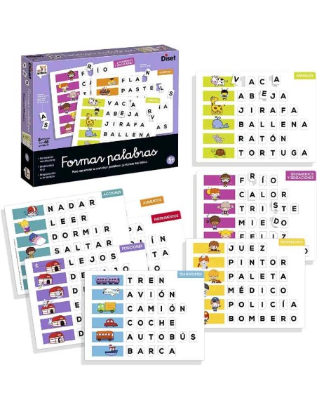 Juego Didactico Formar Palabras