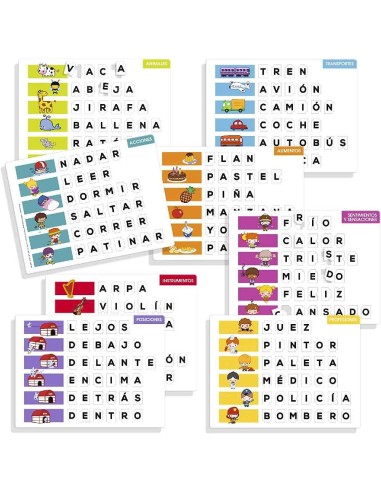 Juego Didactico Formar Palabras