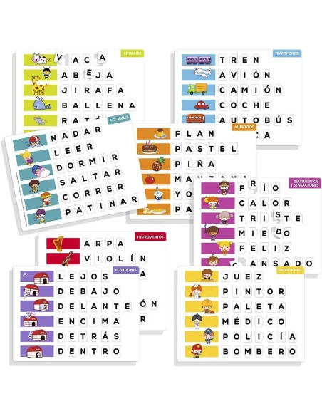 Juego Didactico Formar Palabras