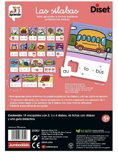 JUEGO EDUCATIVO LAS SILABAS - YO APRENDO