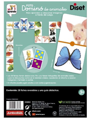 YO APRENDO - DOMINO FOTO DE LOS ANIMALES