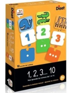DISET JUEGO EDUCATIVO 1,2,3.. 10 2