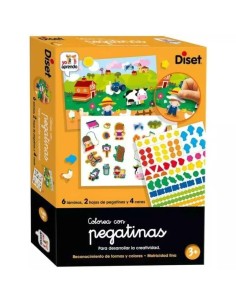 COLOREA CON PEGATINA 2