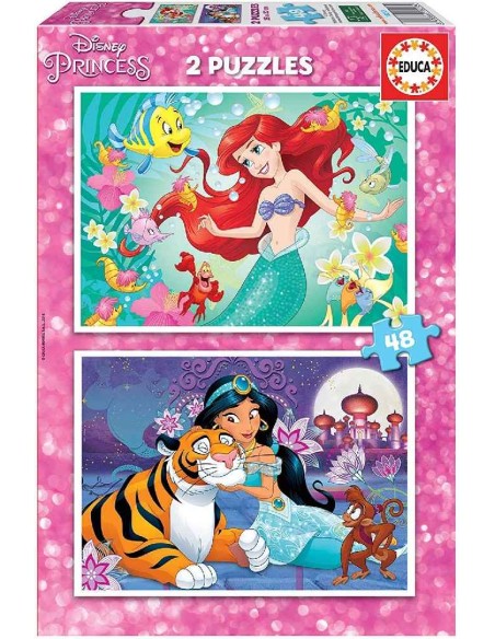 2X48 Disney Princess Ariel + Jasmin
