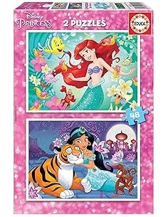 2X48 Disney Princess Ariel + Jasmin 2