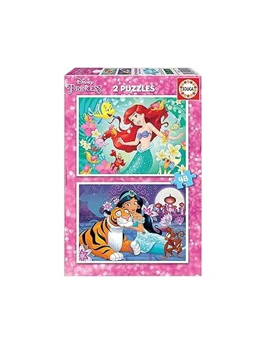 2X48 Disney Princess Ariel + Jasmin