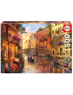 Puzzle 1500 atardecer en venecia