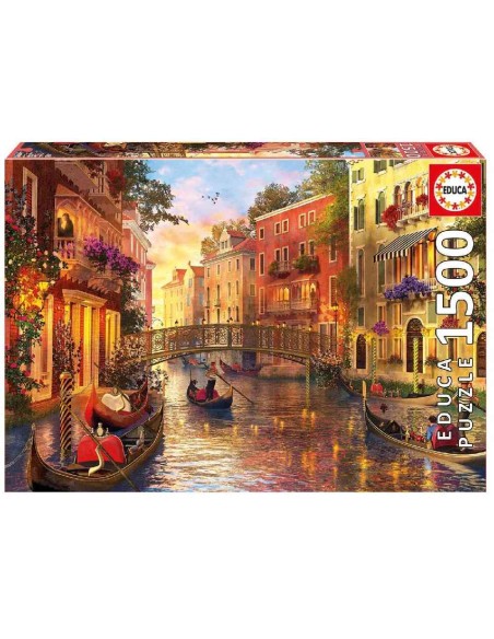 Puzzle 1500 atardecer en venecia