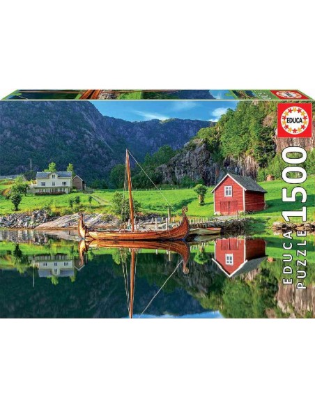 PUZZLE 1500 PIEZAS BARCO VIKINGO
