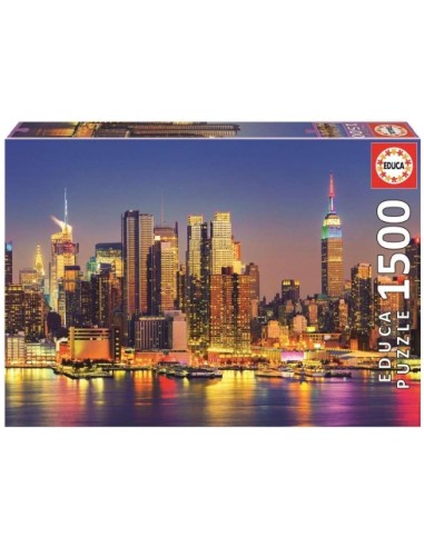 PUZZLE 1500 MANHATTAN DE NOCHE