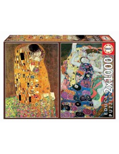 2X1000 El Beso + La Virgen, Gustav Klimt