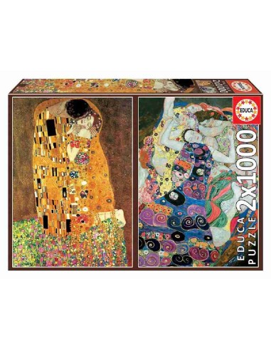 2X1000 El Beso + La Virgen, Gustav Klimt