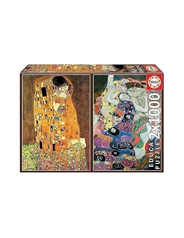 2X1000 El Beso + La Virgen, Gustav Klimt