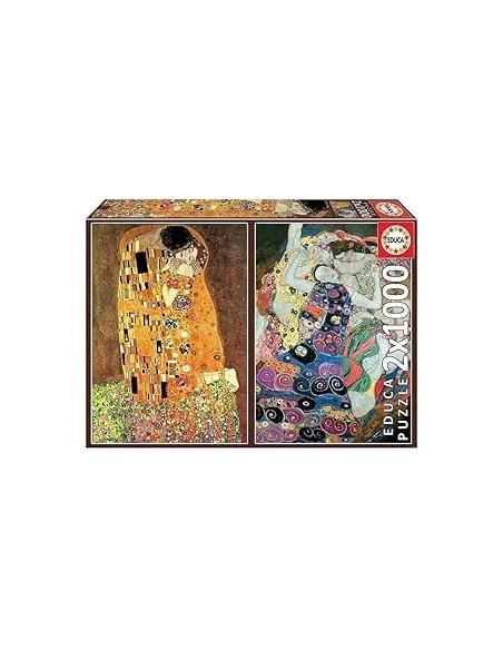 2X1000 El Beso + La Virgen, Gustav Klimt