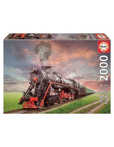 PUZZLE 2000 PIEZAS LOCOMOTORA DE VAPOR