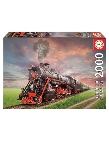 PUZZLE 2000 PIEZAS LOCOMOTORA DE VAPOR