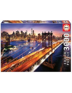Puzzle 3000 manhattan al atardecer