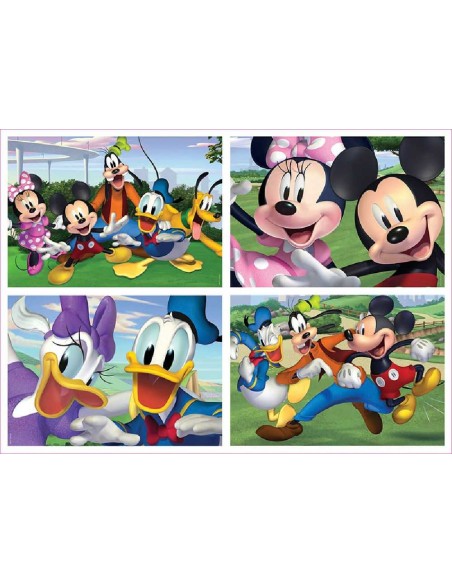 Puzzle multi 4 junior mickey & friends 2