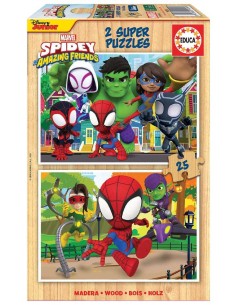 2X25 Spidey & His Amazing Friends Madera