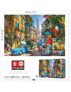 PUZZLE 4000 PIEZAS CALLES DE PARIS 2