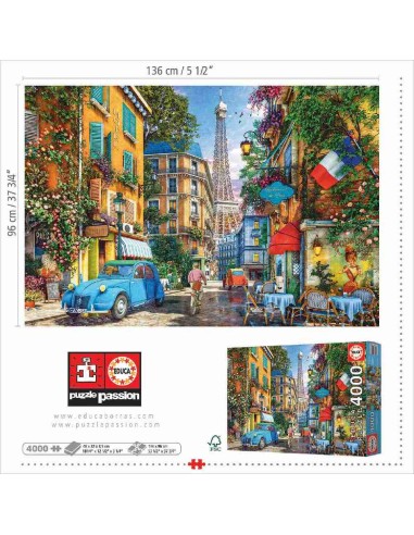 PUZZLE 4000 PIEZAS CALLES DE PARIS