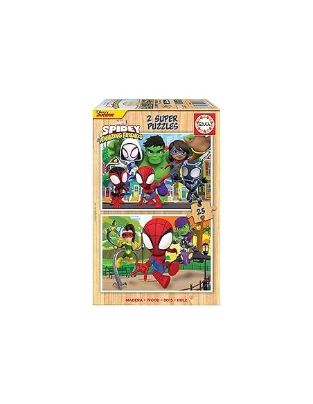 2X25 Spidey & His Amazing Friends Madera