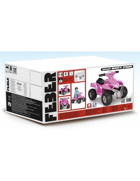 QUAD RACY PINK 6V
