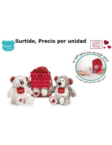 PELUCHE OSO I LOVE YOU 32CM CAJA REGALO