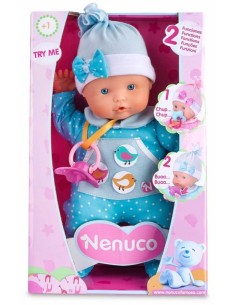 NENUCO AZUL LLORON BLANDITO 2 FUN. 30 CM 2